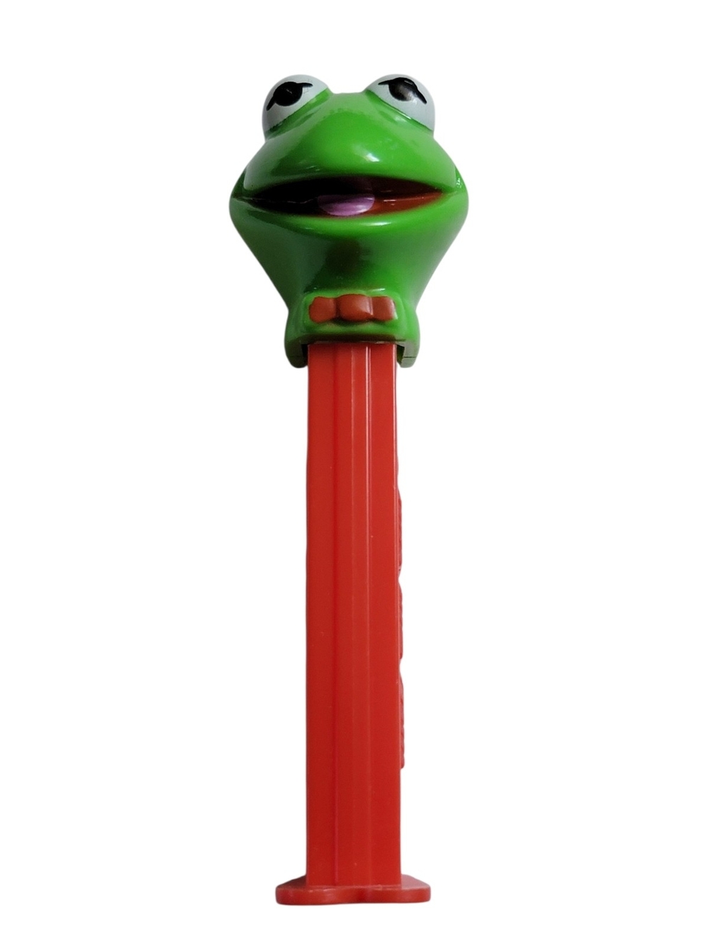 1991 PEZ Kermit The Frog W Bowtie Candy Dispenser Vintage The Muppet Show Era